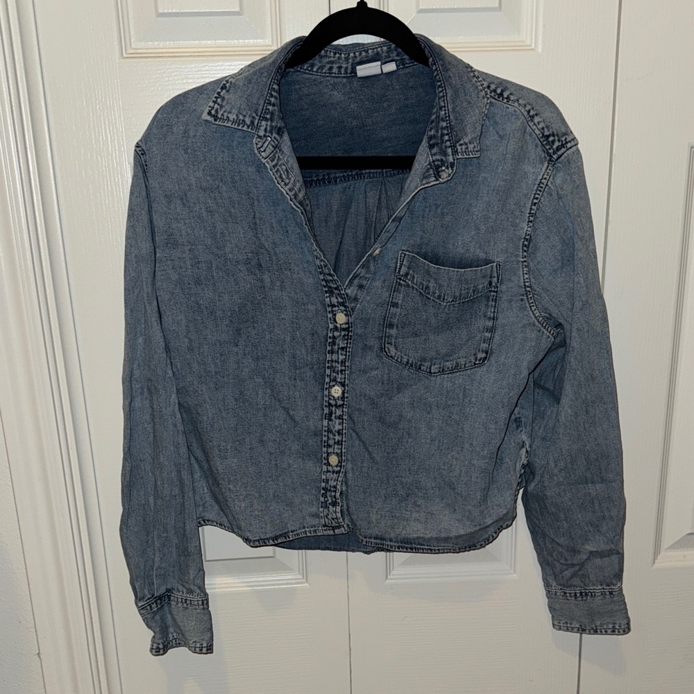 GAP Denim Shirt in Light Blue